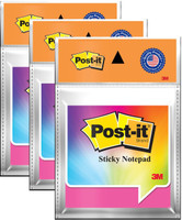 Post-It Magic Cubes 100 Sheets Pop-up, 3 Colors(Set Of 3, Multicolor)