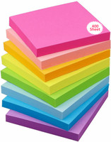 OFIXO Sticky Notes 400 Sheets Regular, 5 Colors(Multicolor)