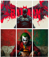 BATMAN-JOKER A4 Self-Adhesive Vinyl Poster Set (Pack of 6)Transform your personal space instantly with the SKY DUST Vinyl Poster Set. Designed to elevate modern home, study, and office decor, this pack includes 6 high-definition A4 posters tailored to inspire and refresh any room. Vinyl(11.7 inch X 