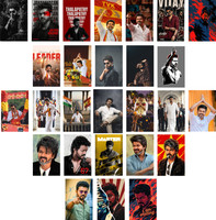 Bhopal colour, Pack of 27 Thalapathy Vijay HD Wall Collage Kit
Fan-Made Poster Set for Bedroom, Office & Dorm
Room Décor Premium Photographic Paper Prints
6x4 inch Perfect Birthday Gift for Vijay Fans Pape
Print (5.9 inch X 3.9 inch, envelope pakaging) Paper Print(6 inch X 4 inch)