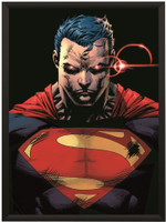 Superman Red Laser Eye Comic Wall Poster With Frame A3 Size ...