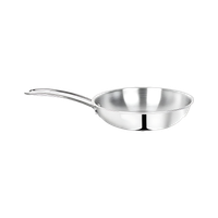 Classic Essentials Triply Fry Pan, 3 Layer Stainless Steel Fry Pan 22 cm diameter 1.2 L capacity(Triply, Stainless Steel)
