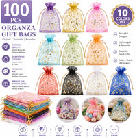 Nyara Potli Pouches for Return Gifts Jewelry Chocolate Wedding Favor Festival Packing Potli(Pack of 100)