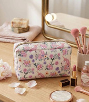 Kalah Enterprises Aesthetic Makeup Pouch Cosmetic Bag