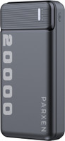 PARXEN 20000 mAh 22.5 W Power Bank(Black, Lithium Polymer, Fast Charging for Mobile, Tablet)