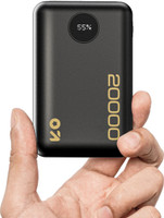 GOBOULT 20000 mAh 22.5 W Power Bank(Pure Black, Lithium Polymer, Fast Charging for Earbuds, Mobile, Smartwatch, Speaker, Tablet, Trimmer)