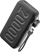 Ambrane 20000 mAh 22.5 W Power Bank(Black, Lithium Polymer, Power Delivery 3.0, Quick Charge 3.0 for Mobile, Smartwatch, Earbuds)