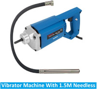 Sauran Heavy Duty Concrete Needle Vibrator Machine With 1.5 Meter Rod (VNM27) Pistol Grip Drill(35 mm Chuck Size)