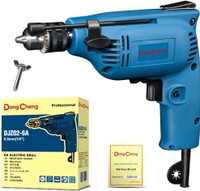 MPT Dongcheng Electric Drill 6.5mm (1/4"), 230W DJZ02-6A Pistol Grip Drill(6.5 mm Chuck Size)