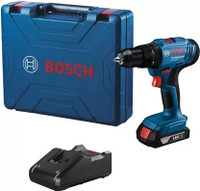 BOSCH GSB183Li Impact Drill/Drivers with Single Battery GSB183Li Cordless Drill(10 mm Chuck Size)