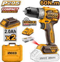 INGCO CDLI20602 Cordless Drill(13 mm Chuck Size)