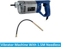 Sauran Heavy Duty Concrete Needle Vibrator Machine With 1.5 Meter Rod (VNM21) Pistol Grip Drill(35 mm Chuck Size)