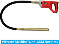 Sauran Heavy Duty Concrete Needle Vibrator Machine With 1.5 Meter Rod (VNM26) Pistol Grip Drill(35 mm Chuck Size)