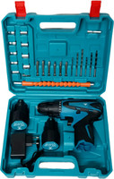 Hakimi CORDLESS DRILL MACHINE KIT x2-12V Battery Operated with 2 Speed and 25pc Accessories Cordless Drill(10 mm Chuck Size)