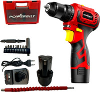POWERBILT MTREX CORDLESS BRUSHLESS DRILL 12V LI-ION BATTERY & CHARGER,2 TYPES OF MODES, PBT-CL-BL12V Collated Screw Gun(Cordless)