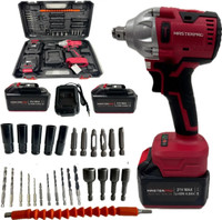 Shiv Enterprise MP CL IM 4500 MP CLIM CORDLESS BRUSHLESS IMPACT WRENCH 330 NM TORQUE & 3300 RPM WITH 25 TOOLS Collated Screw Gun(Cordless)