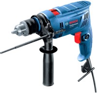 BOSCH GSB600 Corded Electric Impact Drill 13mm, 600W, 3000rpm, Variable Speed, Forward/Reverse Rotation, In Carton Box, Pistol Grip Drill(13 mm Chuck Size)