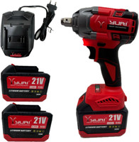 Shiv Enterprise YURI-954 CORDLESS BRUSHLESS IMPACT WRENCH 400NM TORQUE & 6.0AH 21 LI-ION BATTERY Collated Screw Gun(Cordless)