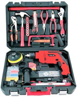 FOSTER FK-5513 4 in 1 Tool Kit | Drill Machine | Polisher| Marble Cutter |Angle Grinder FK-5513 Pro Pistol Grip Drill(13 mm Chuck Size)