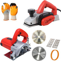 RanPra COMBO OF 110MM MARBLE CUTTING MACHINE AND 82MM ELECTRIC POWER PLANER Marble Cutter(1050 W)