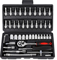 enrics 46 In 1 Pcs Tool Kit & and Socket Power & Hand Tool Kit(46 Tools)