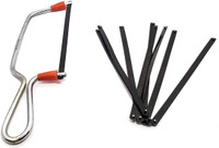 ZIODIC 6" Junoir Frame With Blade (6 Inch -Silver Color) with 10 blades Power & Hand Tool Kit(1 Tools)