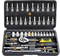BVMART 46 PIC TOOLKIT Hand Tool Kit(46 Tools)