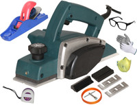 Digital Craft Electric Planer Machine 82x1MM,Tape 3Mtr,5Inch Hand Planer Wood Planer 1400W Machine of Carpentry Electric Planer Woodworking Machine Corded Planer(82 mm)