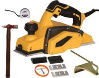 Digital Craft Electric 82mm Planer Machine,Hammer 200 gm,Tape 3Mtr Wood Planer 1000W Machine of Carpentry Electric Planer Woodworking Machine Corded Planer(82 mm)