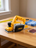 INGCO PL5508 Electric planer 550W with 1 Pcs socket wrench PL5508 Electric planer 550W with 1 Pcs socket wrench and 1 Pcs parallel guide Corded Planer(82 mm)
