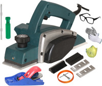 Digital Craft Electric Planer Machine 82x1MM,5Inch Hand Planer,6Inch 2 In 1 Screw Driver Wood Planer 1400W Machine of Carpentry Electric Planer Woodworking Machine Corded Planer(82 mm)
