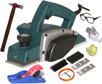 Digital Craft Electric Planer Machine 82x1MM,5Inch Hand Planer,Hammer 200 gm Wood Planer 1400W Machine of Carpentry Electric Planer Woodworking Machine Corded Planer(82 mm)