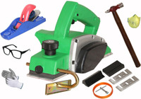 Digital Craft Electric Planer 82mm, 200g Hammer & 5″ Hand Planer – Carpentry Kit 1400W Wood Planer Machine – Powerful Electric Tool for Carpentry Jobs Corded Planer(82 mm)