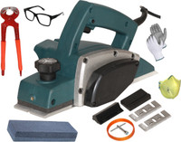 Digital Craft Electric Planer Machine 82x1MM,8"Inch Pincer Plier,Sharpening Stone Wood Planer 1400W Machine of Carpentry Electric Planer Woodworking Machine Corded Planer(82 mm)