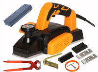 Digital Craft Electric Wood Planer Machine 82mm,8"Inch Pincer Plier,Sharpening Stone Wood Planer 800W Machine of Carpentry Electric Planer Woodworking Machine Corded Planer(82 mm)