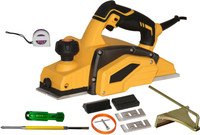 Digital Craft Electric 82mm Planer Machine,6Inch 2 In 1 Screw Driver,Tape 3Mtr Wood Planer 1000W Machine of Carpentry Electric Planer Woodworking Machine Corded Planer(82 mm)