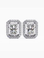 VALANOVA VSE0020D300 WHITE White Gold 9kt Lab Grown Diamond Stud Earring