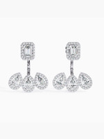 VALANOVA VSE0047 WHITE White Gold 9kt Lab Grown Diamond Stud Earring