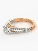 VALANOVA VGR0454H_CRL Rose 9kt Lab Grown Diamond Rose Gold ring