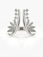 VALANOVA VGR0100A_CWL White 9kt Lab Grown Diamond White Gold ring