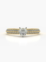 VALANOVA VGR0455H_CYL Yellow 9kt Lab Grown Diamond Yellow Gold ring