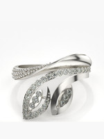 VALANOVA VGR0257A_CWL White 9kt Lab Grown Diamond White Gold ring