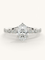 VALANOVA Lab Grown Diamond Silver ring