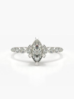 VALANOVA VGR0457M_CWL White 9kt Lab Grown Diamond White Gold ring