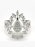 VALANOVA VGR0236A_CWL White 9kt Lab Grown Diamond White Gold ring