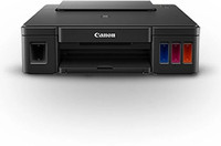Canon PIXMA MegaTank G1010 Single Function Color Ink Tank Printer(4 Ink Bottles Included)