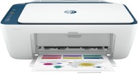 HP DeskJet 2723 Multi-function WiFi Color Inkjet Printer with Voice Activated Printing Google Assistant and Alexa with Copy, Scan, Bluetooth, USB, Simple setup with HP Smart App, Ideal for Home(White Indigo, Ink Cartridge)