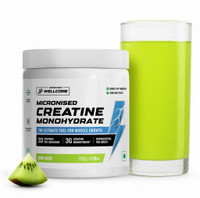 Wellcore Micronised Monohydrate Creatine(122 g, Kiwi Kick)