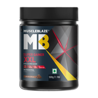 MUSCLEBLAZE Super XXL Weight Gainers/Mass Gainers(500 g, Chocolate)