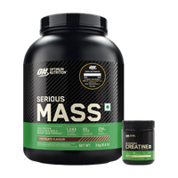 Optimum Nutrition (ON) Serious Weight Gainers/Mass Gainers(3100 g, Chocolate)